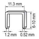 Āmura skavotājs 6-10mm, Vorel, 71080, ātrai skavu pievieno&scaron;anai