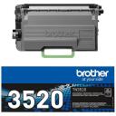 Brother Tonera kasete TN3520, 20000lpp, Melna, 1 iepakojums, Super augsta jauda