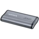 Adata V&auml;line SSD AELI-SE880-500GCGY 500GB, USB Type-C, 2000MB/s lugemise kiirus, 2000MB/s kirjutamise kiirus, hall