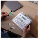 Brother Uzlīmju Printeris PT-D410 PTD410ZW1, 20 mm/sek, 3.5-18 mm uzlīmes, QWERTY tastatūra, USB savienojums, melnbalts