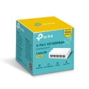 5-Port 10/100Mbps galda slēdzis, TP-Link, LS1005, 5&times; 10/100Mbps, Fanless, Ārējais baro&scaron;anas adapteris