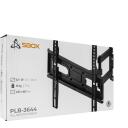 Sbox televizora kron&scaron;teins PLB-3644-2, 32-55'', 35kg, 100x100-400x400, +3&deg;/-15&deg;, 90&deg; grie&scaron;anās, melna