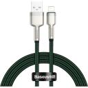 Baseus USB kaabel Lightning CALJK-A06, 1m, 2.4A, 480Mbps, roheline, kvaliteetsed materjalid