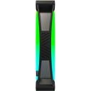 Montech Korpusinis ventiliatorius RX120 PRO BLACK 3 IN 1, 120mm, 1600RPM, 72.3CFM, 1.63mmH2O, HDB, 20 LED, RGB valdiklis