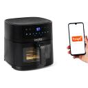 Lovio Gaisa fritieris LVAF002BK, 1500W, 6l, 8 programmas, WiFi, Tuya lietotne, karstumizturīgs rokturis