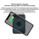 Orsen Power Bank аккумулятор EW35, 10000mAh, 18W, 5V/3A, 9V/2A, 12V/1,5A, беспроводная зарядка 5W/7.5W/10W