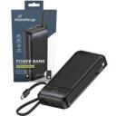 Mediarange Power Bank MRMA756, 20000mAh, 15W, 1xUSB-A, 1xUSB-C, kiire laadimine, LCD ekraan