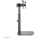 Neomounts monitors statīvs FPMA-D865DBLACK 10-27" 6 kg, regulējams augstums 352-462 mm, pagriežams 360&deg;, slīpums -20-20&deg;