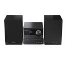 Sharp Hi-Fi mikro s&uuml;steem XL-B517D(BK), 45W, must, USB port, AUX sisend, Bluetooth, CD m&auml;ngija, FM raadio