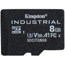 Kingston microSDHC kortelė SDCIT2/8GB, 8 GB, UHS-I, 100 MB/s, 80 MB/s, A1, V30, U3, SD adapteris