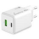 Mediarange Зарядное устройство MRMA113-2 45W, 1x USB-C, 1x USB-A, 100-240V, 20V, Быстрая зарядка, Корпус класса V0