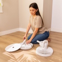 Portable rechargeable fan 33 cm 22 W 12 speeds oscillation timer with LED display and remote control EnergySilence 2600 Sunflower Portable 8243 Cecotec