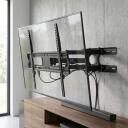 Maclean TV kinnitus MC-760, 26-55'', 30kg, VESA 100x100, 200x200, 400x200, 400x400, must, metall