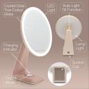 Rio K&otilde;rge j&otilde;udlusega meigipeegel MMDL-EU/1,0, &Oslash; 24.5cm, 2000mAh, LED valgustus, 85&deg; p&ouml;&ouml;ratav disain
