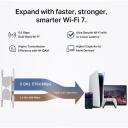 TP-LINK BE6500 kahefrekventsusega Wi-Fi 7 signaali kordaja RE405BE, 2,4 GHz, 5 GHz, 688/5764 Mbit/s, Ethernet LAN (RJ-45) pordid 1