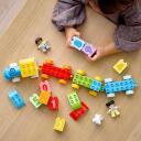Lego DUPLO 10954 Skaičių traukinys, 23 vnt., 18m+, 10 spalvotų skaičių blokelių, stumiamas traukinys, figūrėlės