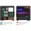Zalman Arvutikorpus N5 OF, 3.6kg, 2xUSB 2.0, 1xUSB 3.0, 7xPCI, 2x3.5, 4x2.5, 1x5.25, 3x120mm ventilaatorit
