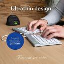 R-Go Tools klaviatūra R-Go Split Break, Bluetooth 5.0, QWERTY, balta, ergonomi&scaron;kas dizainas, USB Type-C, 1.02 m kabelis
