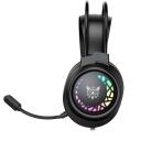 Onikuma austiņas X92 Black, 20 &Omega;, 50 mm, 113 dB, 2.2 m, multidirekcionalais mikrofons, 360&deg; rotācija, RGB apgaismojums