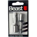 Beast Kruvikeeraja otsikud 8023685, 48mm, 1/4, 8mm, 2tk