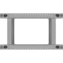 Lanberg Montaažiraam 19" 32U OR01-6032-S, 600x1000mm, RAL7035, 4 vertikaalset paigaldusrauda