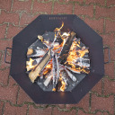 Loft stila dārza ugunskura trauks BROWIN 330497 Ø 60 cm, tērauds, 2 mm