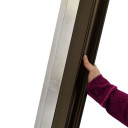 Nerūsējo&scaron;ā tērauda apdares nazis 250mm, alumīnija korpuss, ergonomisks rokturis, AW30336BL, BRAND