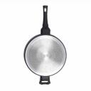 Russell Hobbs praepann RH01857EU7, 24cm, must, 7.3cm, kaanega, alumiinium, PFOA vaba, ergonoomiline k&auml;epide