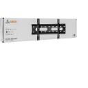 Sbox Kron&scaron;teins PLB-2544F-2, 32-70''/45kg/400x400, fiksēts, melns, tērauds, noņemama VESA plāksne, izliektiem ekrāniem
