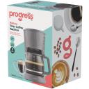 Progress Kafijas automāts EK6658PVDE, 750W, 1.5l, pelēks, pilienu filtra kafija, pretpilē&scaron;anas funkcija