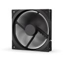 Endorfy Ventilaator EY4A003, 140 mm, 1800 RPM, 250 RPM, 0.4 A, 12 V, 1 ventilaator, must, FDB, vibratsiooniisolatsioonis&uuml;steem
