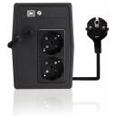 Tecnoware UPS FGCERAPL1202SCH 1200VA, 840W, 2 розетки, Micro-USB B, VRLA, IP20, 10 мин при полной нагрузке