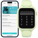 Stelio Viedpulkstenis bērniem ST-SWJ101-PCH, 4G LTE, GPS, IP67, 1.75'', Bluetooth, Android, iOS, soļu skaitītājs