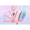 Onikuma X13 spēļu austiņas X13 Pink, 50mm, 32&Omega;, 105dB, 2m, USB, 3.5mm, omnidirekcionalais mikrofons
