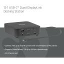 Club3D dokkija CSV-2542 12-in-1 USB-C 100W 4K 2x DisplayPort 8K60Hz 2x HDMI 4K60Hz 2.5G Ethernet