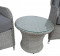 Dārza mēbeļu komplekts ASCOT galds un 2 krēsli K25224 HOME4YOU