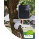 Ezviz EB8 2in1 CS-EB8-SP 4G Āra 3MP 2K Sfēriskā IP Panorāmas un Tiltējo&scaron;a Kamera ar Saules Paneli E Balts