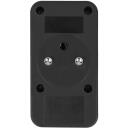 Maclean muciņa x2 + 4xUSB, MCE249 F/B, 100-240VAC, 50-60Hz, 2xUSB-A, 2xUSB-C PD 20W, 1x16A, 1x6A, melna