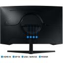 Samsung LCD monitorius 32" LS32CG554EUXEN 2560 x 1440, Wide Quad HD, LED, 1 ms, 165 Hz, 178&deg; matymo kampas, VESA tvirtinimas