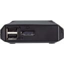 Aten KVM l&uuml;liti US3312-AT, 2 x USB 3.2 Gen 1, 4096 x 2160, Video DynaSync, plastkorp, 4K tugi