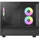 Gamemax Korpus NEX C31 BK, 1+1 x 3.5", 1 x 2.5", 4, 2 x USB 3.0, 1 x USB-C, 1 x k&otilde;rvaklapid, 180mm