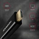 Axagon Video kaabel RVDM-HI14C2 Mini DisplayPort HDMI 1.8m, 4096 x 2160, 30Hz, aktiivne muundur, must