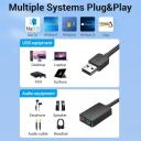 Vention USB 2-portne v&auml;line helikaart CDYB0 0.15m, 2.1 kanalit, 16 bitti, 3.5 mm, must