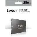 Lexar | NS100 | 256 GB | SSD form factor 2.5" | Solid-state drive interface SATA III | Read speed 520 MB/s | Write speed 510 MB/s