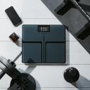 Adler Svarstyklės AD 8194s, 180 kg, 100 g, 4 jutikliai, USB Type-C, ličio jonų, LCD ekranas, juoda
