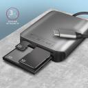 Axagon Kar&scaron;u lasītājs CRE-S3C, USB 3.2 Gen 1, 3 sloti, atbalsta CF, MicroSD, MicroSDHC, MicroSDXC, SD, SDHC, SDXC