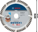 Dimanta grieš. disks * Universal 150x22.23 mm 2608615061, BOSCH