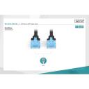 Digitus CAT 5e U-UTP &uuml;henduskaabel DK-1512-100/BL, 10m, must, RJ45 Male, RJ45 Male