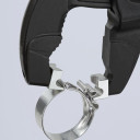 Hose Clamp Pliers, Knipex, 85 51 250 C SB, 250 mm, pelēks, ar neslīdo&scaron;ām rokturiem