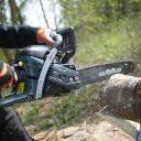 Benzininis grandininis pjūklas 45.4cc, POWERPLUS, POWPG20130, pjovimo ilgis: 450 mm, automatinis tepimas